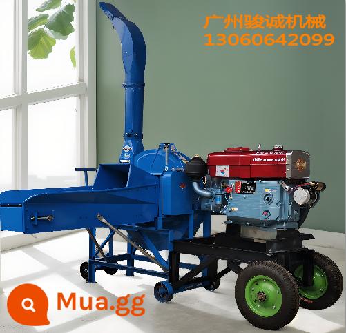 Thịt bò lớn, trung bình -Sheep, cỏ dại cỏ Mobilizer Hộ gia đình Cắt máy rơm Cypresscopic và các bậc thầy về cỏ nhào nặn cỏ - Máy cắt cỏ khô 6,5 tấn (trang bị động cơ diesel 18 mã lực)