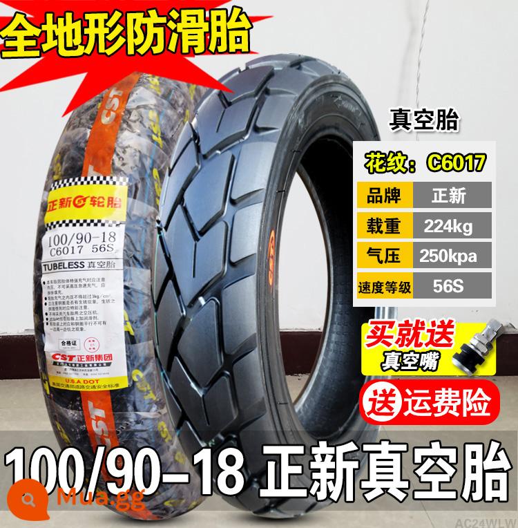 Zhengxin Tyre 90/90-18 lốp không săm 100/80-18 lốp địa hình lốp trước lốp sau lốp xe máy Hạ Môn - Lốp không săm 100/90-18 Zhengxin (mọi địa hình, bảo hành một năm)