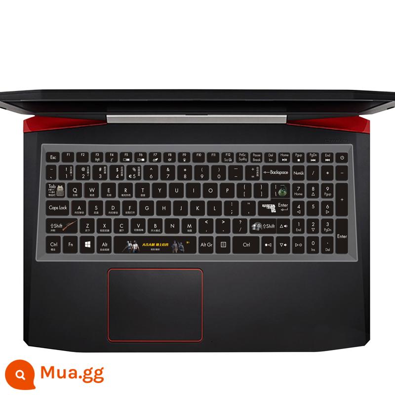 Acer Màng bảo vệ bàn phím Acer Shadow Knight 4 Máy tính xách tay AN515 NITRO 5 Đế che bụi máy tính Shadow Knight 3 thế hệ phiên bản nâng cao Vỏ silicon chống nước hình cô gái hoạt hình dễ thương - [Hiệp sĩ bóng tối 3]Ăn gà