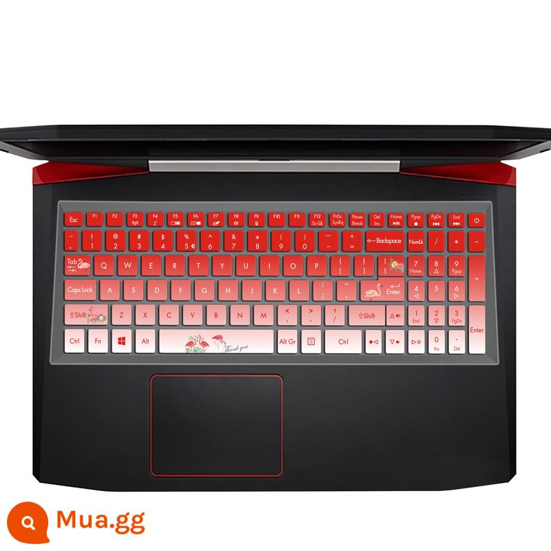 Acer Màng bảo vệ bàn phím Acer Shadow Knight 4 Máy tính xách tay AN515 NITRO 5 Đế che bụi máy tính Shadow Knight 3 thế hệ phiên bản nâng cao Vỏ silicon chống nước hình cô gái hoạt hình dễ thương - [Hiệp sĩ bóng tối 3] Chim hồng hạc