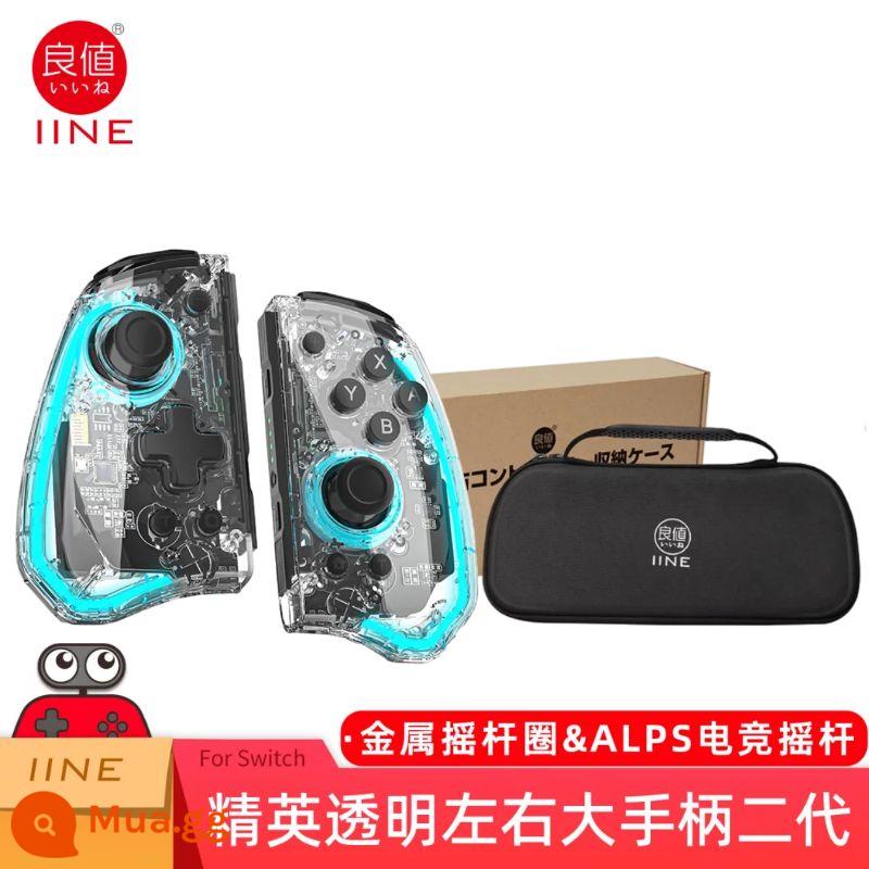 Giá trị tốt Nintendo Switch Joycon Elite Tay cầm chuyên nghiệp Bluetooth NS xung quanh Demon Mech Wake Up - tím đậm