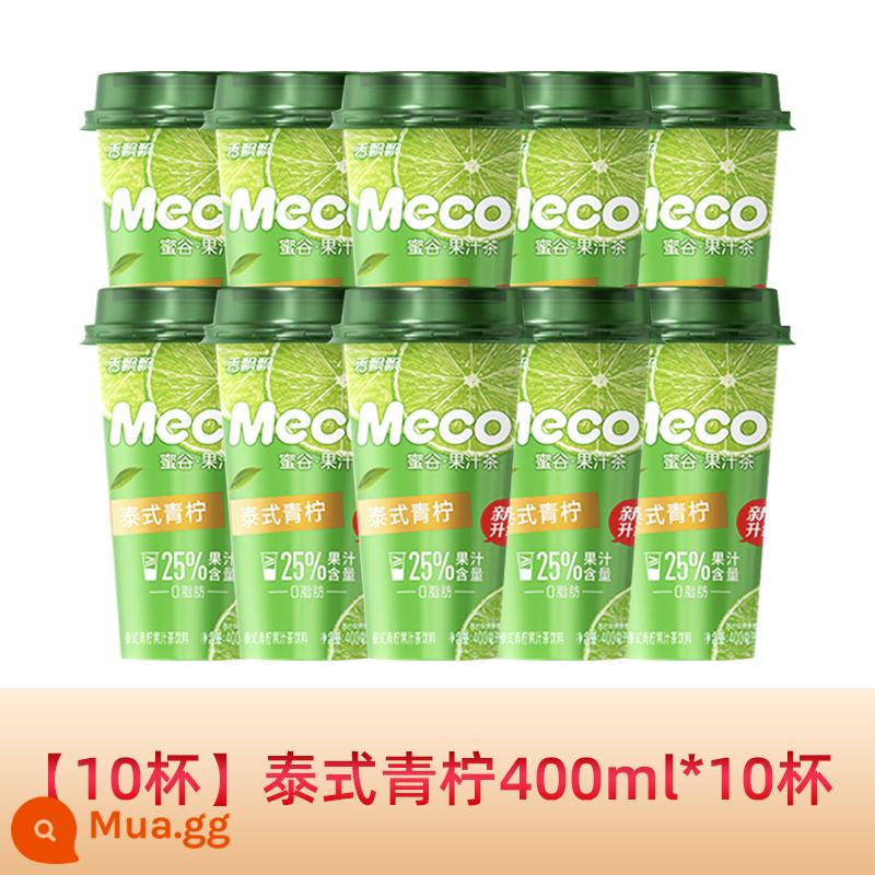 Xiangpiaopiao meco mật ong thung lũng trà nước trái cây trà trái cây uống 400ml * 15 ly hộp đầy đủ đào bưởi đỏ uống liền - [10 cốc] chanh Thái 400ml*10 cốc