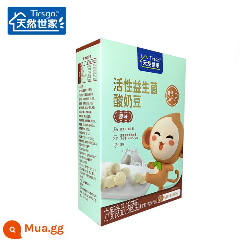 Natural Family Double Probiotic Sữa chua Đậu nành Hương vị Nguyên bản Việt quất 4 trong 1 - Hương vị ban đầu