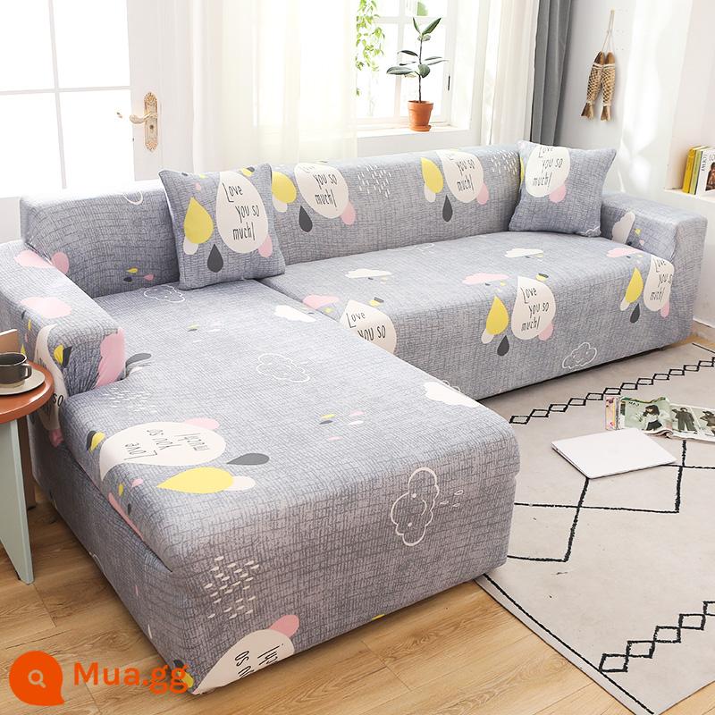 Ghế Sofa Co Giãn Bao Gồm Tất Cả Đa Năng Bao Bắc Âu Đơn Giản Hiện Đại Bao Đa Năng Bao Khăn Sofa Phát Hành Full Vải - Mưa bạn gặp