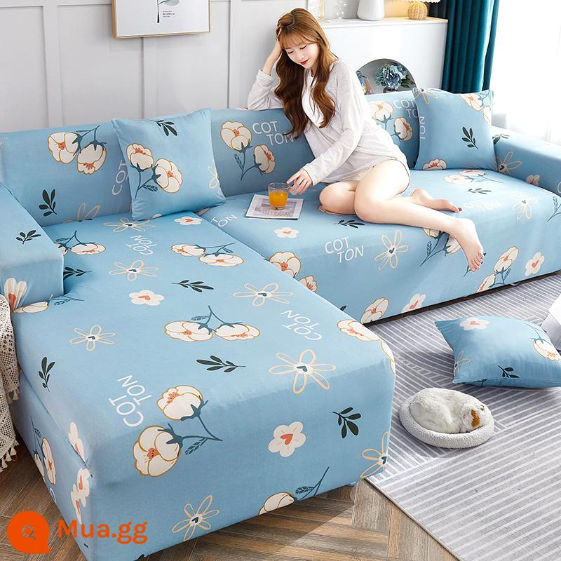 Ghế Sofa Co Giãn Bao Gồm Tất Cả Đa Năng Bao Bắc Âu Đơn Giản Hiện Đại Bao Đa Năng Bao Khăn Sofa Phát Hành Full Vải - bông dâm bụt