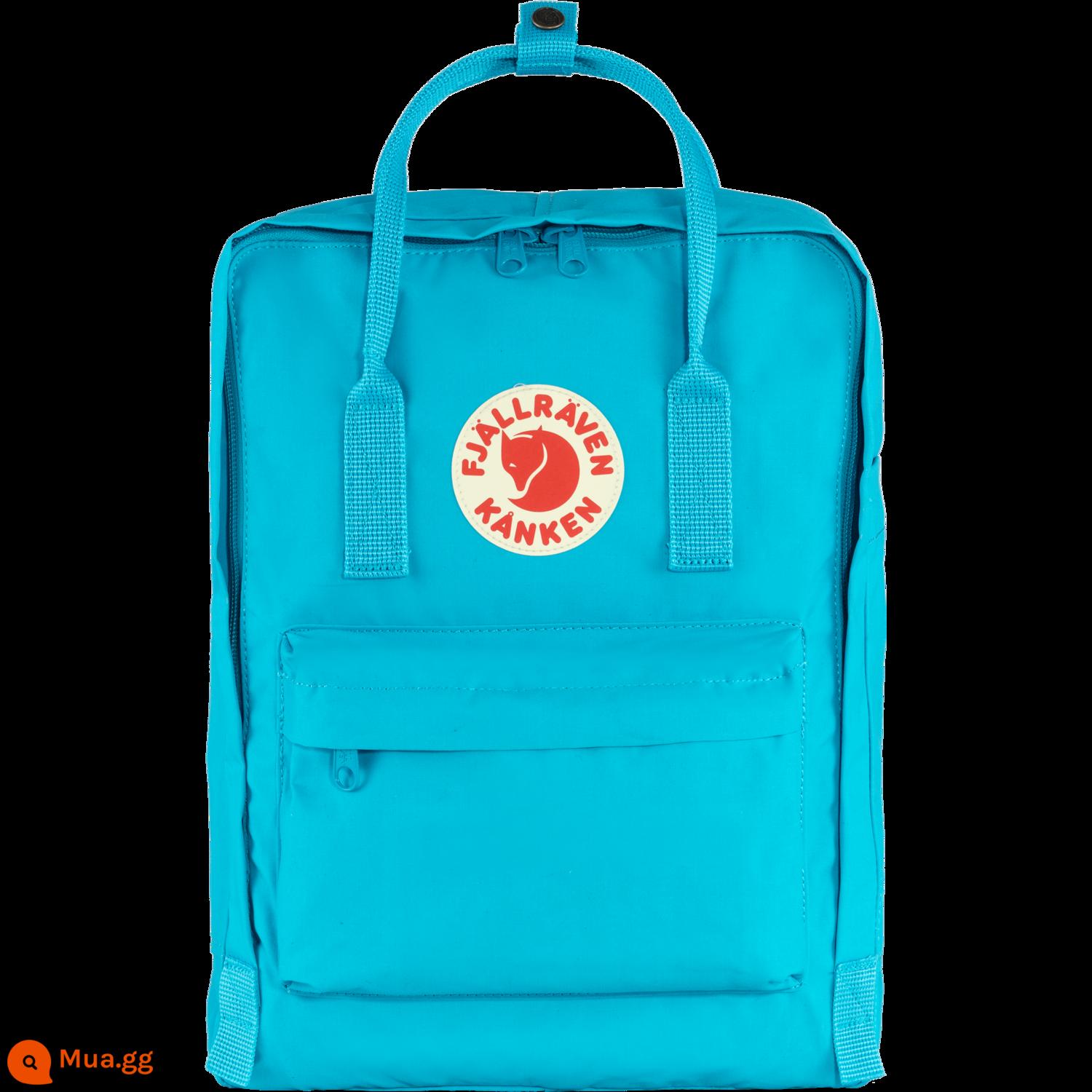 Thụy Điển đích thực Fjallraven cáo bắc cực ba lô Kanken nam nữ nhẹ ba lô du lịch túi thể thao - Hồ xanh lục lam đậm 532