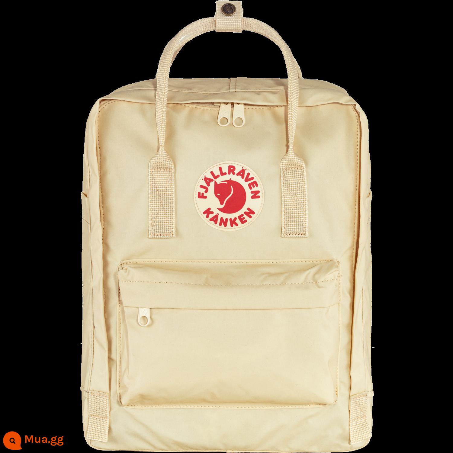 Thụy Điển đích thực Fjallraven cáo bắc cực ba lô Kanken nam nữ nhẹ ba lô du lịch túi thể thao - Màu sồi nhạt vàng nhạt 115