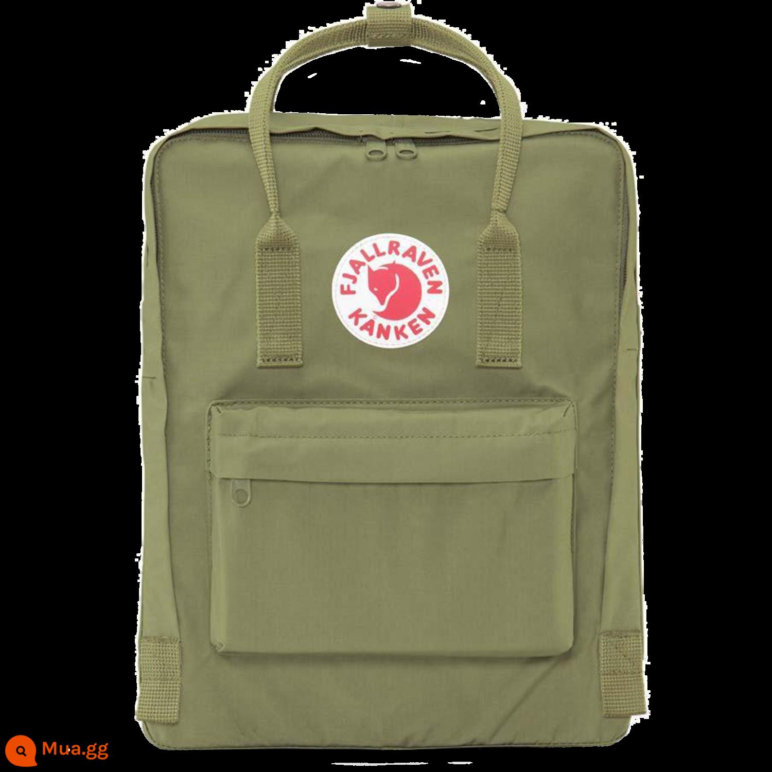 Thụy Điển đích thực Fjallraven cáo bắc cực ba lô Kanken nam nữ nhẹ ba lô du lịch túi thể thao - Xanh quân đội 620