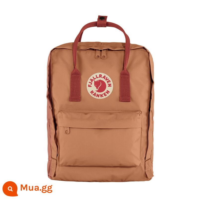 Thụy Điển đích thực Fjallraven cáo bắc cực ba lô Kanken nam nữ nhẹ ba lô du lịch túi thể thao - Cát đào/đất nâu 241-243