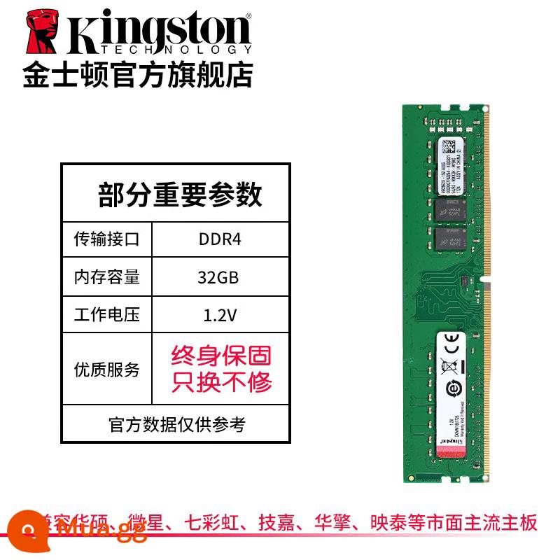 Kingstonfury hacker ddr4 3200/3600/16g/32g bộ nhớ trò chơi máy tính để bàn - Dải chung 32G đơn