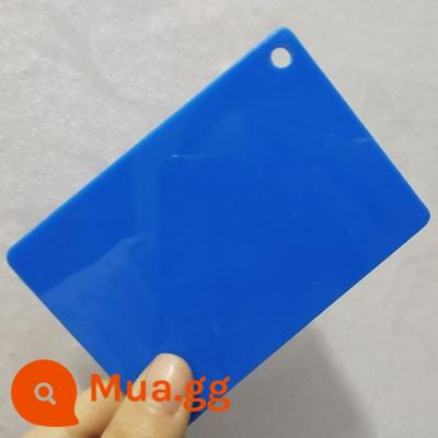 Tấm acrylic tùy chỉnh làm bằng thủy tinh tùy chỉnh tấm nhựa trong suốt cắt đục lỗ gia công vẽ phay rãnh độ chính xác cao - trời xanh