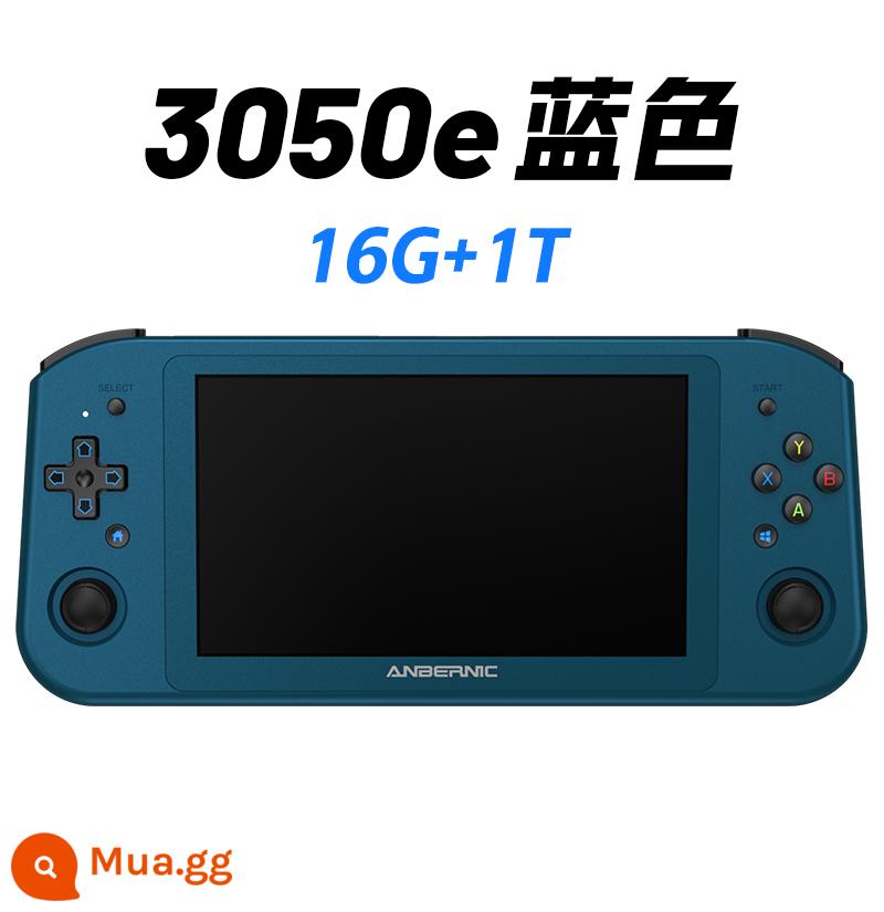 ANBERNIC/Anbernic mới win600 máy tính cổ điển máy chơi game cầm tay 3A máy tính chơi game hai trong một - 3050e 16+1TB màu xanh