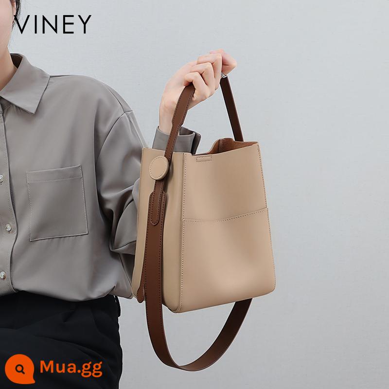 Túi Viney Túi Mới 2021 Túi Nữ Túi Messenger Túi Bucket Túi Đeo Vai Di Động Công Suất Lớn Mùa Hè 2022 - thẻ muối mơ