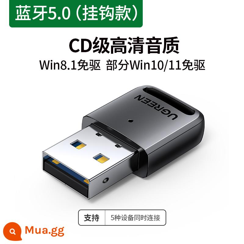 Bộ điều hợp Bluetooth Green Union nhận khởi chạy mô-đun usb máy tính để bàn 5.3 bàn phím tai nghe không dây không có trình điều khiển - [Loại móc Bluetooth 5.0] Chất lượng âm thanh độ phân giải cao cấp CD Win8.1 không có trình điều khiển