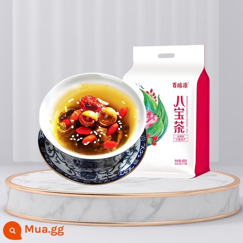 Bairuiyuan wolfberry 丨 trà hoa cúc sói tám báu 600g Ninh Hạ Yinchuan đặc sản ba pháo đài trà sức khỏe dùng một lần - Trà hoa hồng bát bảo