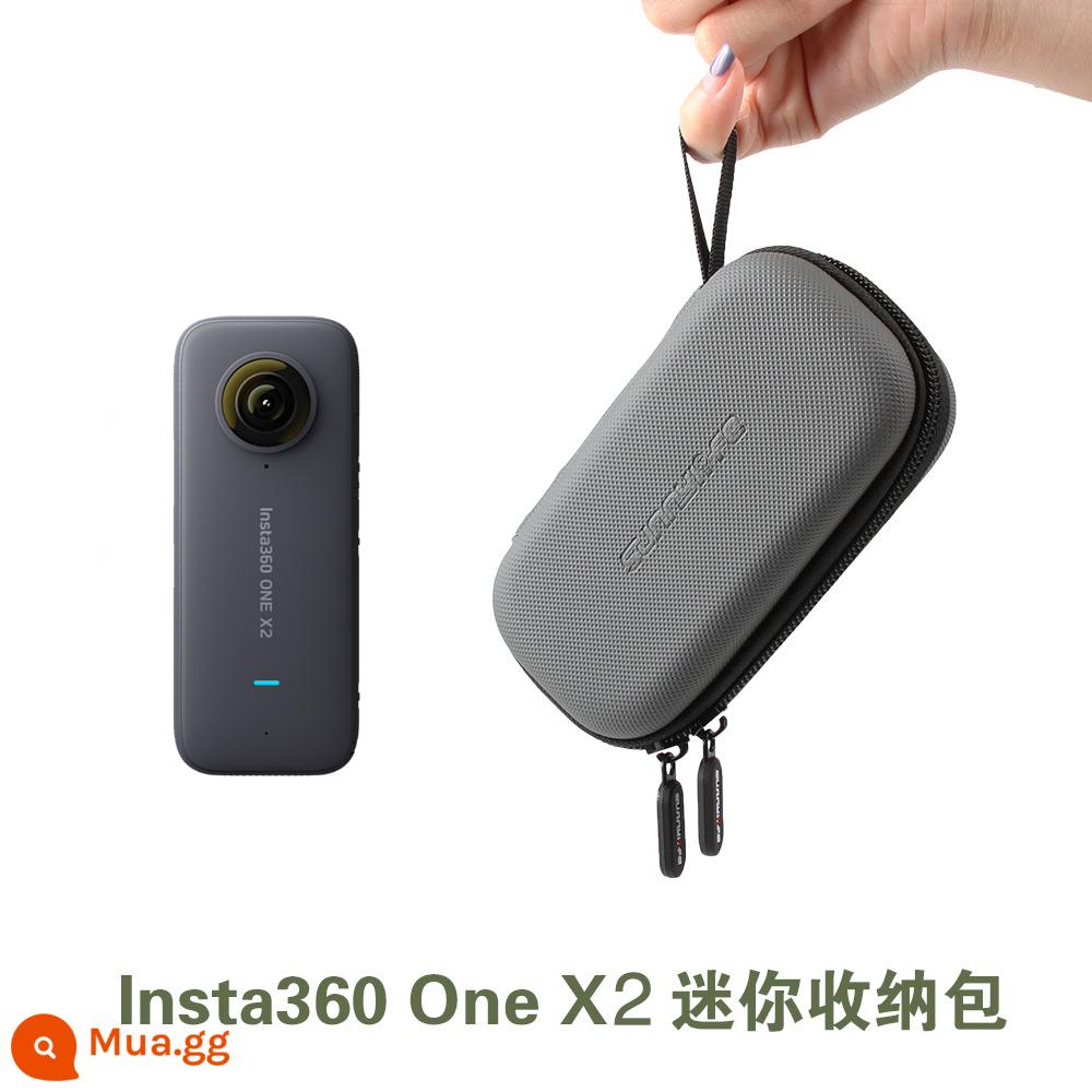 Insta360 Một X2 Gương Bảo Vệ Đi Chân Đế Cường Lực Phim Túi Bảo Quản Gậy Selfie Silicone Phụ Kiện - Túi đựng đồ One-X2-body