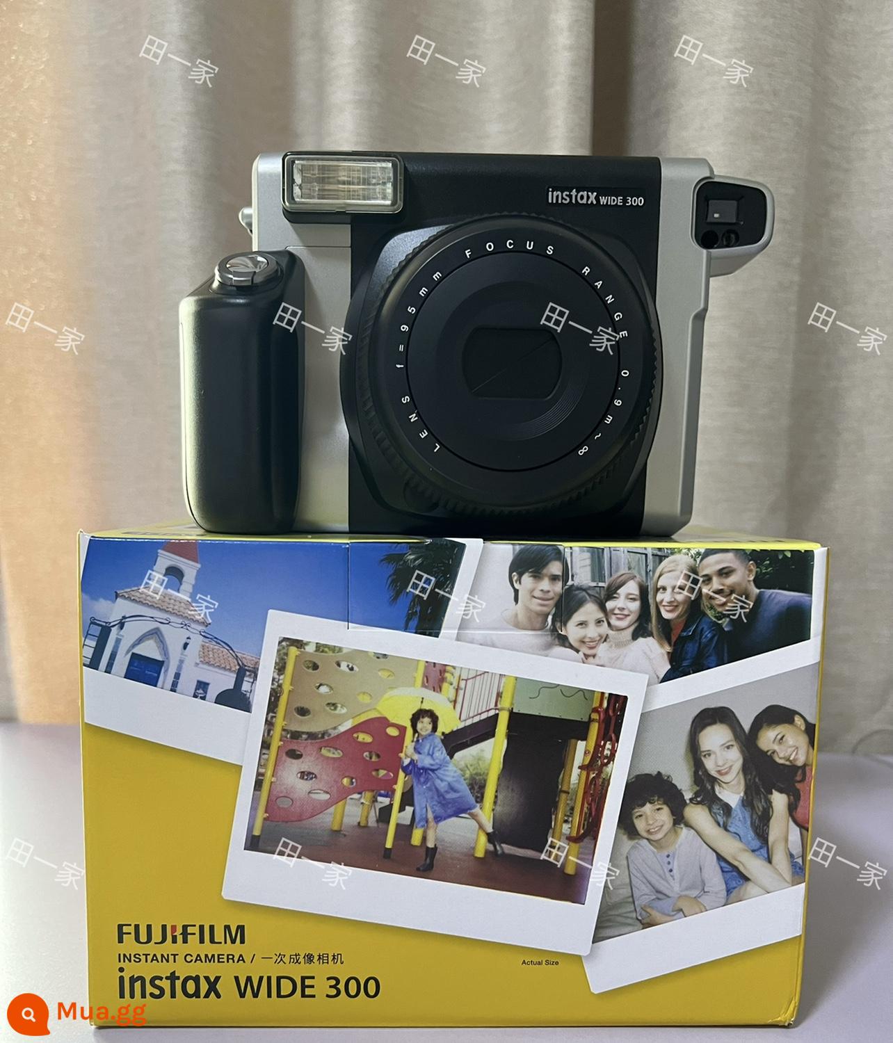 Fuji Polaroid wide300 đen đốm/màu kẹo bơ cứng - ngân hàng quốc gia đen