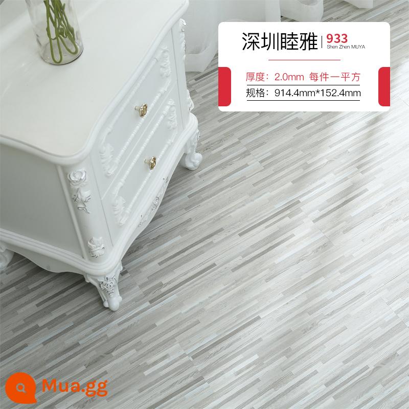 Miếng dán sàn nhựa PVC vân gỗ lưới tự dính màu đỏ nhà phòng ngủ sàn phòng khách cải tạo sàn nhựa da chống thấm nước và chống mài mòn - Thiết kế 933 Độ dày 2.0mm