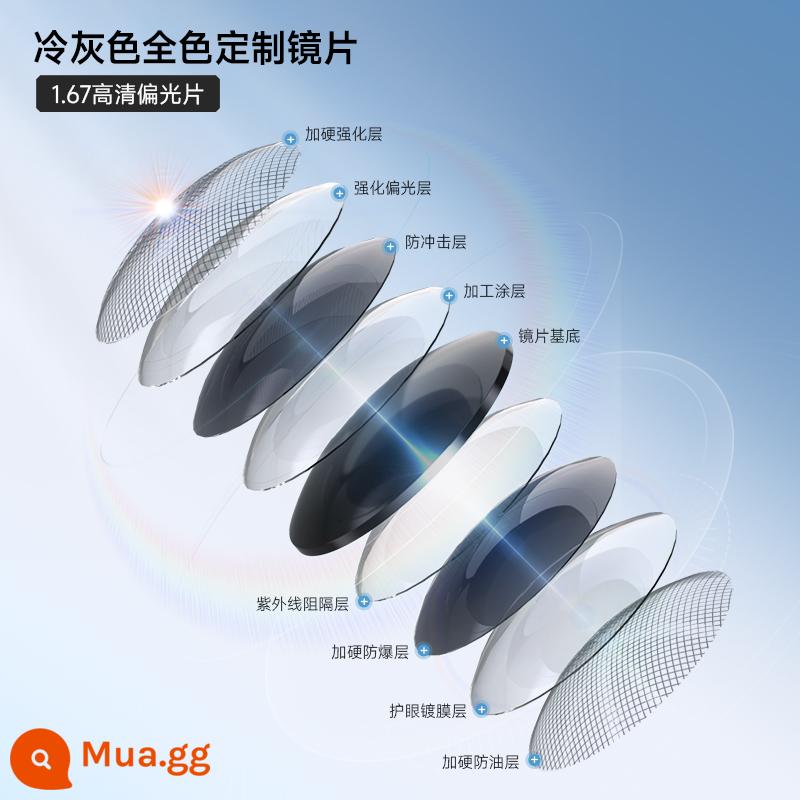 [Gương pháo hoa] Kính râm Mosen Nam 23 tuổi Xiao Zhan Same Glass X Twins Series Sunglasses Female MS3056 - Ống kính phân cực 1.67 [chỉ có màu xám/liên hệ với bộ phận dịch vụ khách hàng để biết chi tiết đặt hàng] dự kiến ​​sẽ được giao trong vòng 10 ngày