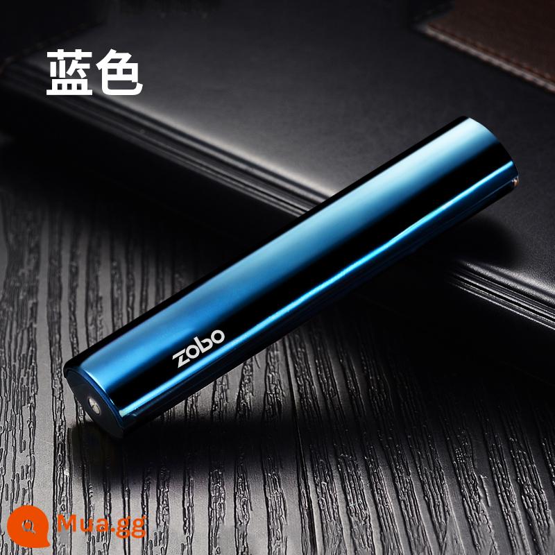 Bật lửa sạc usb chính hãng Zobo bật lửa chống gió nam nữ cá tính sáng tạo quà tặng sinh nhật bạn trai - màu xanh da trời