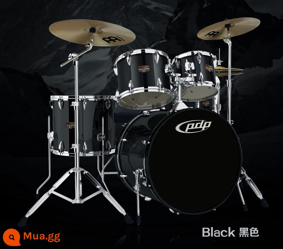 Chính Hãng DW Bộ Trống Trẻ Em Người Lớn Người Mới Bắt Đầu PDP Sân Khấu Chính Trống Jazz Mainstage Chơi Trống Chuyên Nghiệp - Wugu Sanmo [Đen bóng] Máy tính bảng Mayer BCS Monium