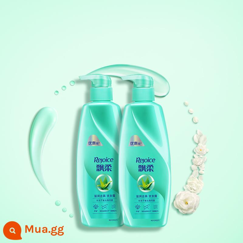 Dầu gội Rejoice dưỡng ẩm chống gàu chống ngứa 500g * 2 Dầu gội mượt mà chính hãng dành cho nam và nữ - [48h trị gàu và mịn màng] Dầu gội trị gàu dưỡng ẩm 500gx2