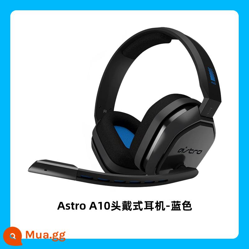 Tai nghe Logitech Astro A10 có Micrô gấp cho âm thanh nổi chơi game - màu xanh da trời