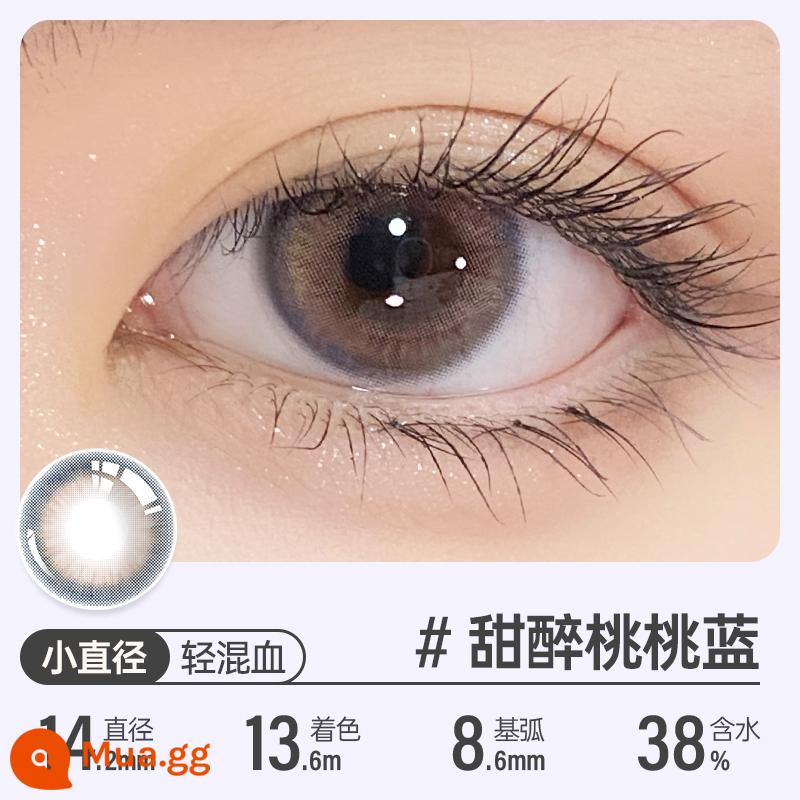 Ke La La Color Contact cận thị Color Contact Kính áp tròng Color Contact Half Year 1 Piece Official Authentic - 1 miếng đào xanh ngọt say