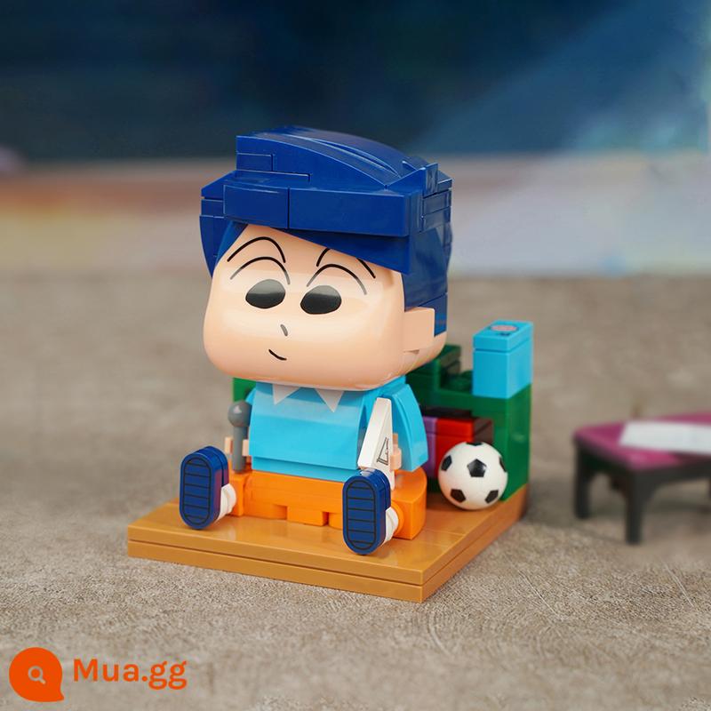 【Đặc biệt giải phóng mặt bằng】 Đồ chơi khối xây dựng Keeppley Crayon Shinchan Minifigure Đồ trang trí búp bê đồ chơi giáo dục hợp thời trang - Toru Kazama K20602