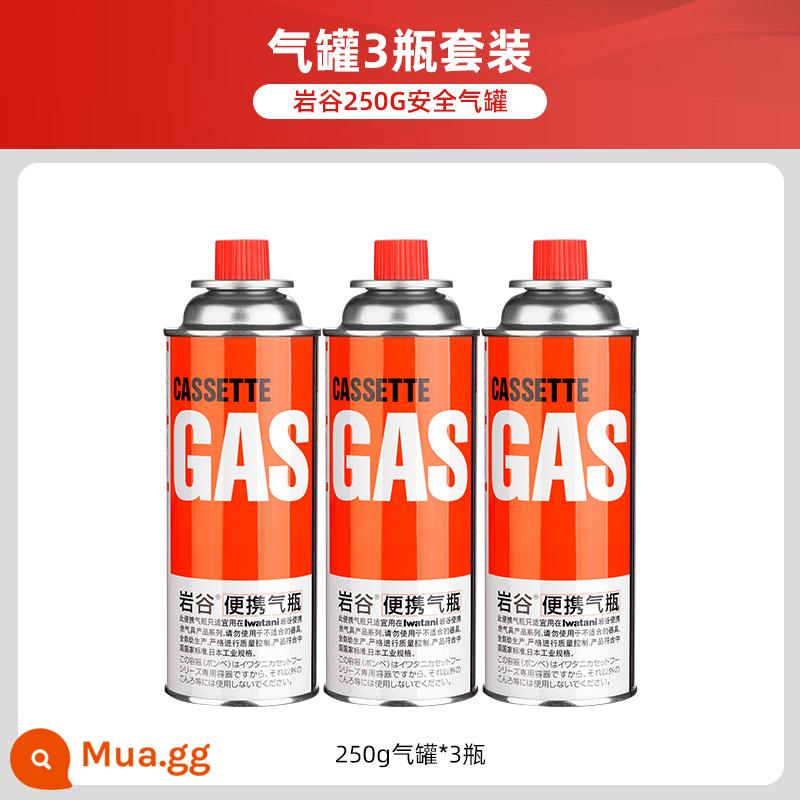 Iwatani Cassette Bếp Bình Gas Ngoài Trời Di Động Butan Cassette Khí Hóa Lỏng Bếp Gas Bình Gas - 250*3