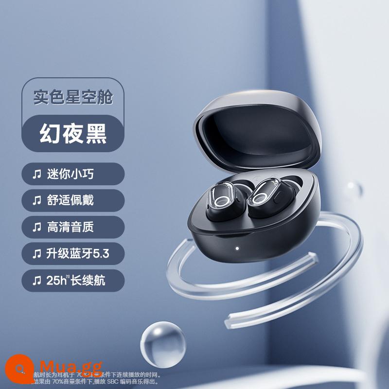 Tai nghe Bluetooth Baseus wm02 true wireless in-ear girl dễ thương không trễ thời lượng pin dài thích hợp cho Huawei Apple - Kho màu trơn WM02 mới ★Bluetooth 5.3√Đêm ma thuật đen