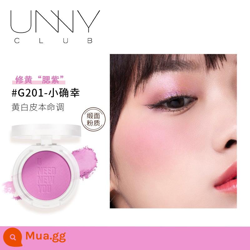 unny club color matching má hồng dạng kem trang điểm màu nude lâu trôi tự nhiên tinh tế học sinh mềm mượt chỉnh sửa khuôn mặt tự nhiên - G201 may mắn nhỏ