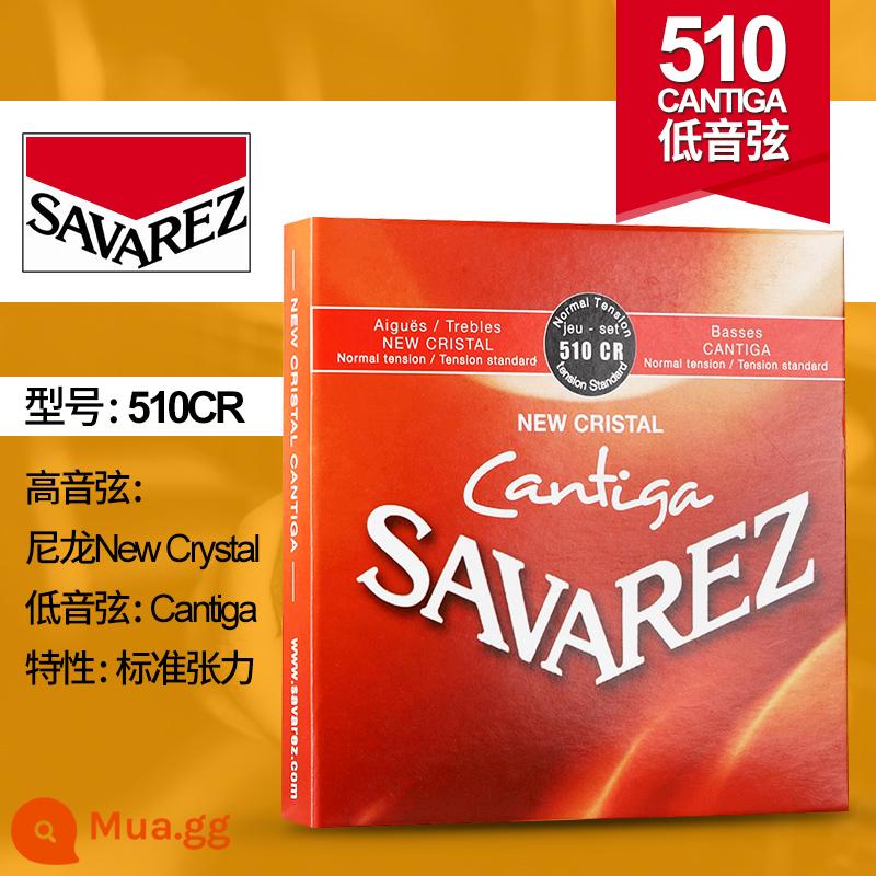 Dây đàn guitar cổ điển Pháp Savarez Savarez 510AJ 500CJ CR AR Bộ dây nylon - Độ căng trung bình 510CR