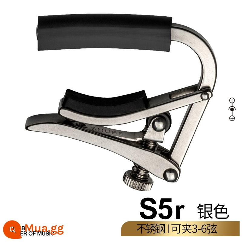 Mỹ SHUBB Capo S1 C1 Đàn Guitar Điện Dân Gian Acoustic Guitar Capo Ukulele L1 - S5r (cùng model với Andy) có thể kẹp 3 đến 6 dây