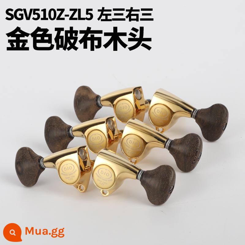 Nhật Bản GOTOH SGV510Z L5 piano nút ballad up-winder gỗ điện ballad dây đàn guitar bán nút - SGV510Z-ZL5 gỗ dăm vàng