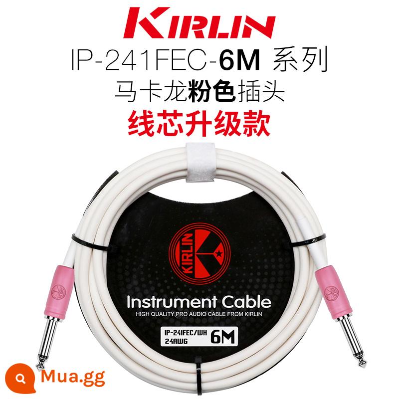 Kirlin Colin đàn guitar cáp điện hộp đàn guitar gỗ bass nhạc cụ âm thanh giảm tiếng ồn dòng 3 6 10 15 mét - 6 lõi cắm bột gạo phiên bản nâng cấp