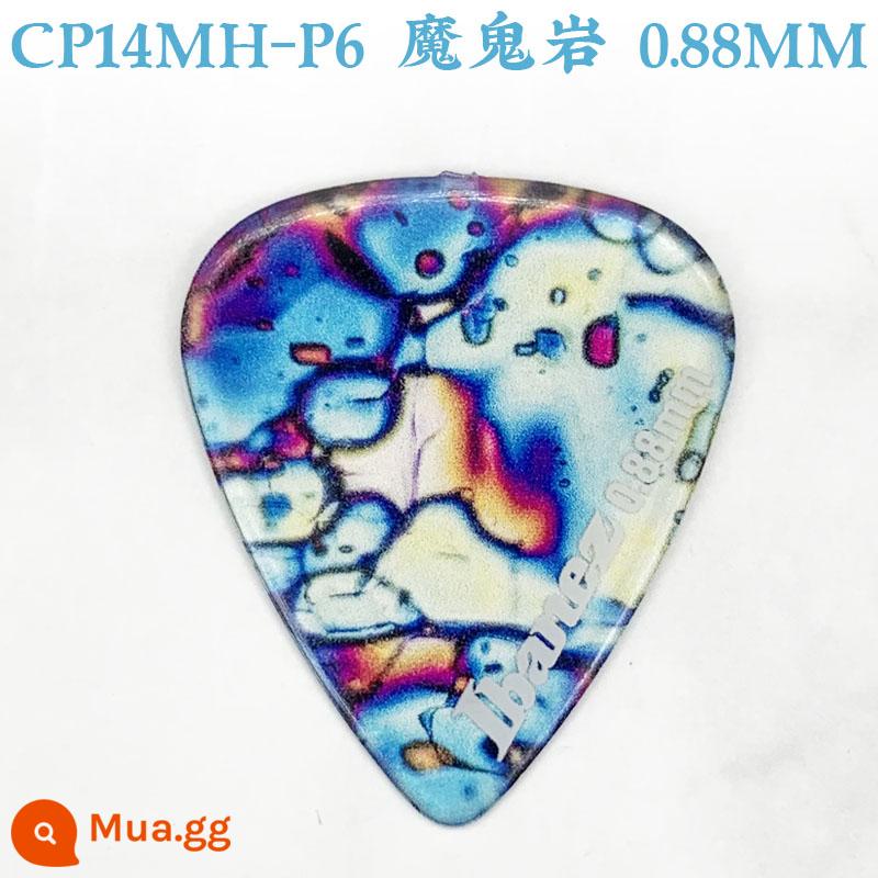 Nhật Bản Sản Xuất IBANEZ Kính Vạn Hoa Đàn Guitar Pick Điện Gỗ Dân Gian Đàn Guitar Bass Tốc Độ Gảy Lò Xo Mảnh - P6-Devil Rock hình giọt nước 0,88mm