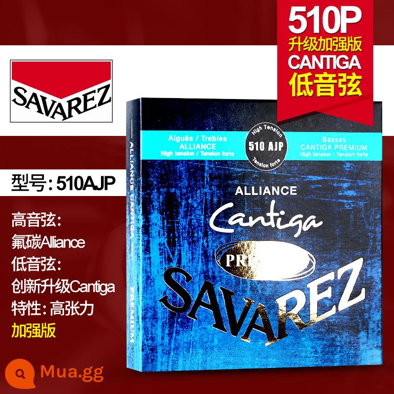 Dây đàn guitar cổ điển Pháp Savarez Savarez 510AJ 500CJ CR AR Bộ dây nylon - Phiên bản nâng cao: độ căng cao 510AJP