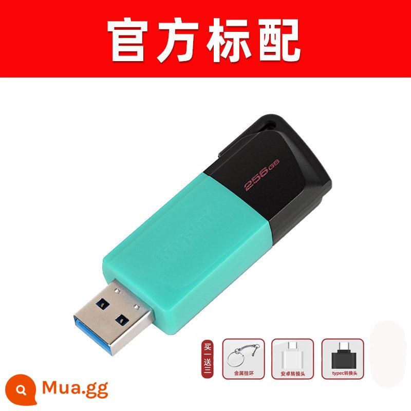 Ổ đĩa flash Kingston 64g DTXM tốc độ cao USB3.2 in màu laser tùy chỉnh quà tặng điện thoại di động ô tô di động thương hiệu mới - Tiêu chuẩn DTXM/256G (thiết kế nắp trượt)