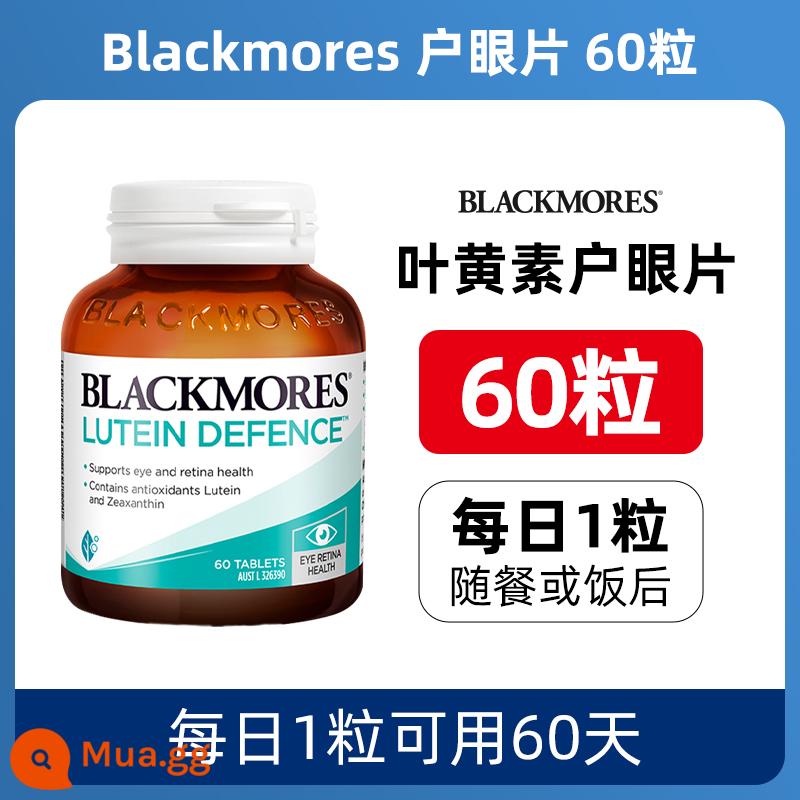 Blackmores Lutein Protection Eye Ning Tablets Blueberry Cranberry Extract của Úc bảo vệ thị lực và giảm mệt mỏi - màu xanh da trời