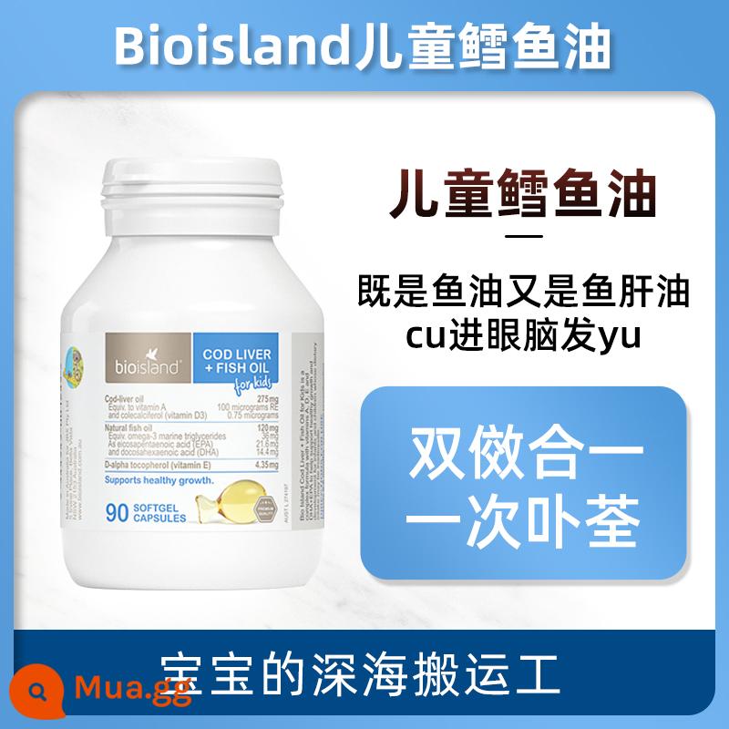 Sữa Baiao Langde Bio Island của Úc bổ sung canxi bioisand cho trẻ sơ sinh và trẻ nhỏ canxi dạng lỏng cho bé - Dầu cá tuyết trẻ em