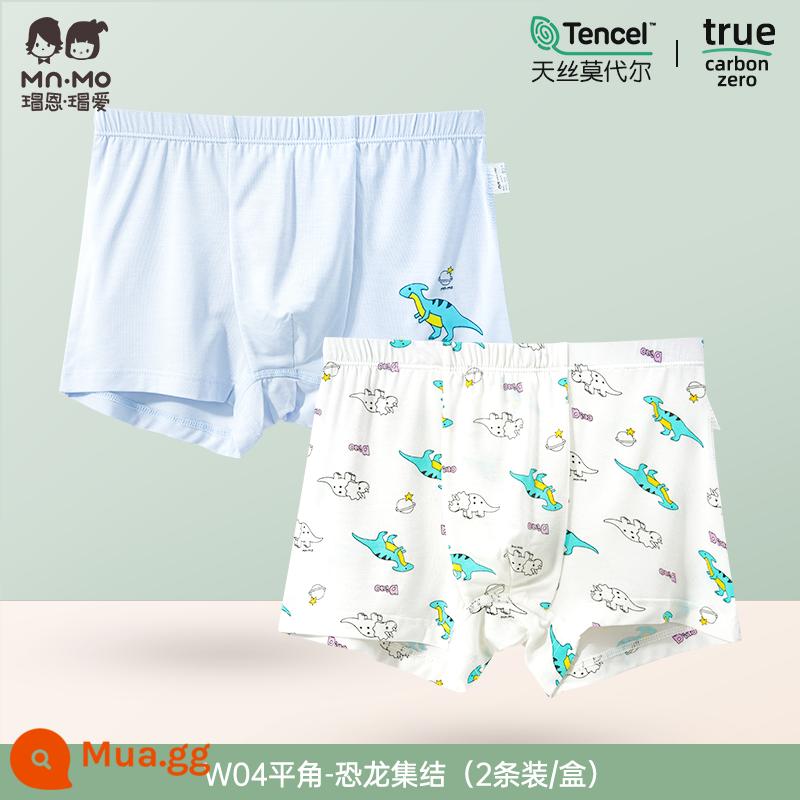 Quần lót bé trai quần boxer kiểu dáng trẻ em Maoen Maoai phần mỏng quần đùi thoáng khí quần boxer trẻ em trung và lớn - W04#Tập hợp khủng long