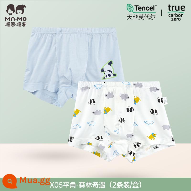 Quần lót bé trai quần boxer kiểu dáng trẻ em Maoen Maoai phần mỏng quần đùi thoáng khí quần boxer trẻ em trung và lớn - X05#Phiêu lưu trong rừng