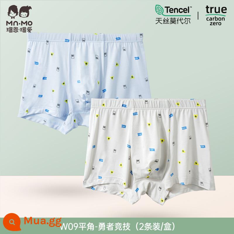 Quần lót bé trai quần boxer kiểu dáng trẻ em Maoen Maoai phần mỏng quần đùi thoáng khí quần boxer trẻ em trung và lớn - W09#Cuộc thi dũng cảm