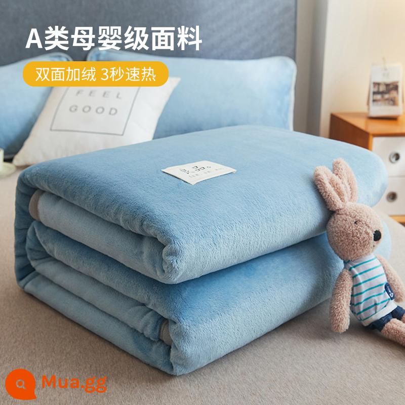 Nam Cực Sữa Chăn Lông Cừu Nhỏ Chăn Ngủ Trưa Văn Phòng Điều Hòa Chăn Sofa Chăn Ga Giường Chăn Khăn Chần Gòn XN - Lan đại ca