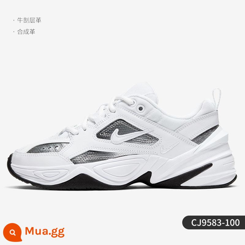 Nike/Nike Chính hãng M2K TEKNO nam nữ cùng đoạn đệm xốp phong cách cổ điển giày thể thao chống mài mòn BQ3378 - Mẫu nữ CJ9583-100