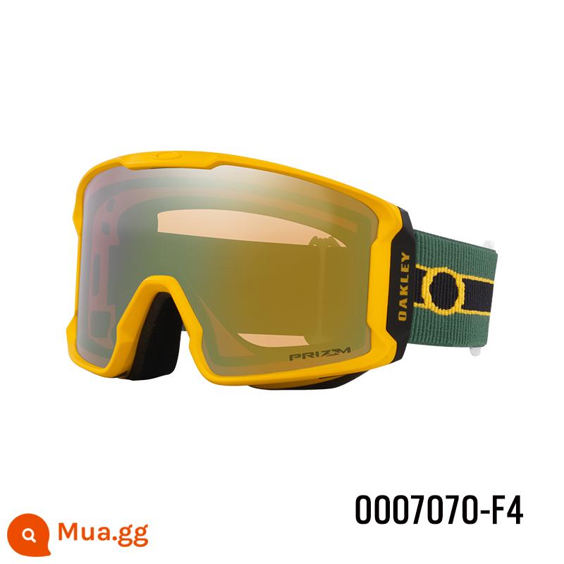 Kính trượt tuyết hình trụ Oakley Oakley dành cho nam và nữ LINE MINER L7070 - [Cỡ L] Phủ vàng cỏ Pu Ruizhi OO7070-F4