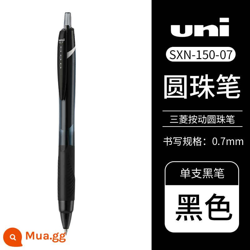 Nhật Bản UNI Mitsubishi báo chí vừa bút dầu SXN-150 học sinh xanh đen công sở bút bi trơn 0.5mm/0.7mm - 0,7 màu đen 1 cái