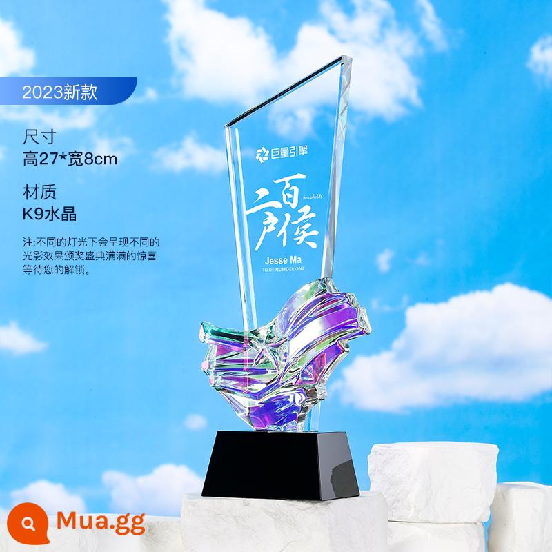 Crystal Trophy Tùy chỉnh Cuộc thi Hội nghị thường niên Pentagram High -New - Aya 02