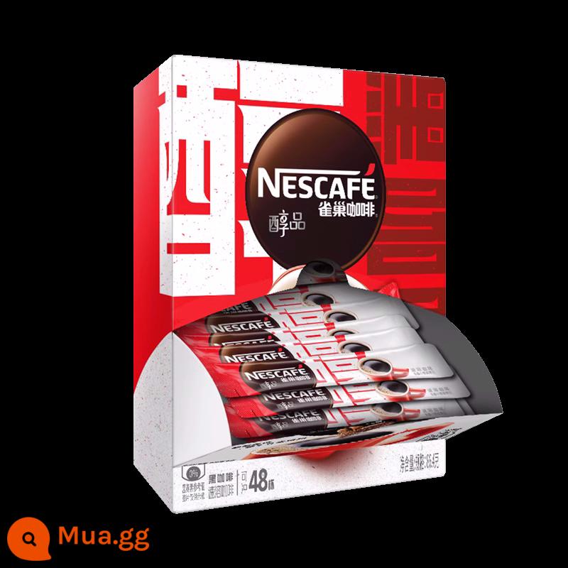 [Flagship Store] Bột Cà Phê Đen Hòa Tan Nestle Alcohol Mỹ Bột Nướng Latte Ít Béo 48 Gói - Cà phê cao cấp 1,8g* 48 miếng